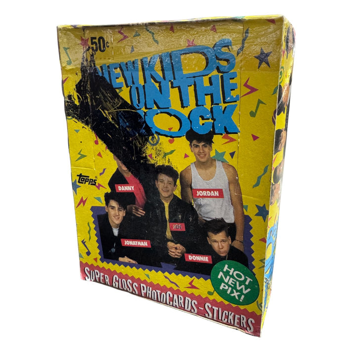 1989 Topps New Kids On The Block Super Gloss Photo Cards Box - Pastime Sports & Games