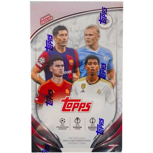 2023/24 Topps UEFA Club Competition Soccer Hobby Box - Pastime Sports & Games