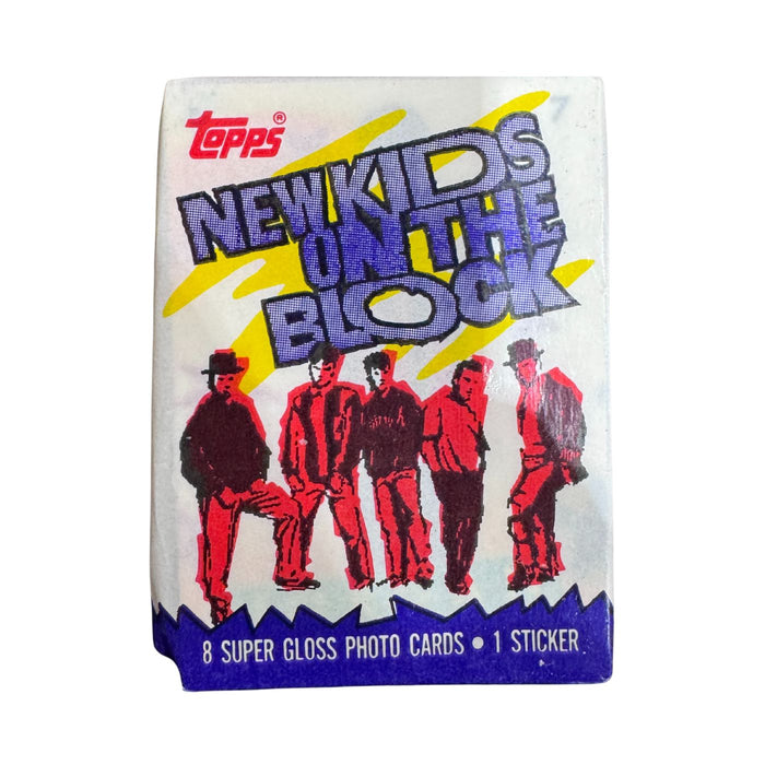1989 Topps New Kids On The Block Super Gloss Photo Cards Box - Pastime Sports & Games
