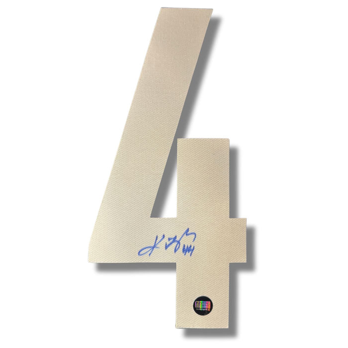 Kiefer Sherwood Autographed Hockey Jersey Numbers - Pastime Sports & Games