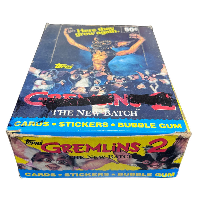 1990 Topps New Gremlins 2 The New Batch Super Photo Cards Box - Pastime Sports & Games
