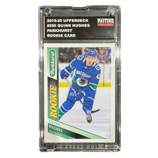 Quinn Hughes 2019/20 Parkhurst Rookie Card Encased in Slabmag