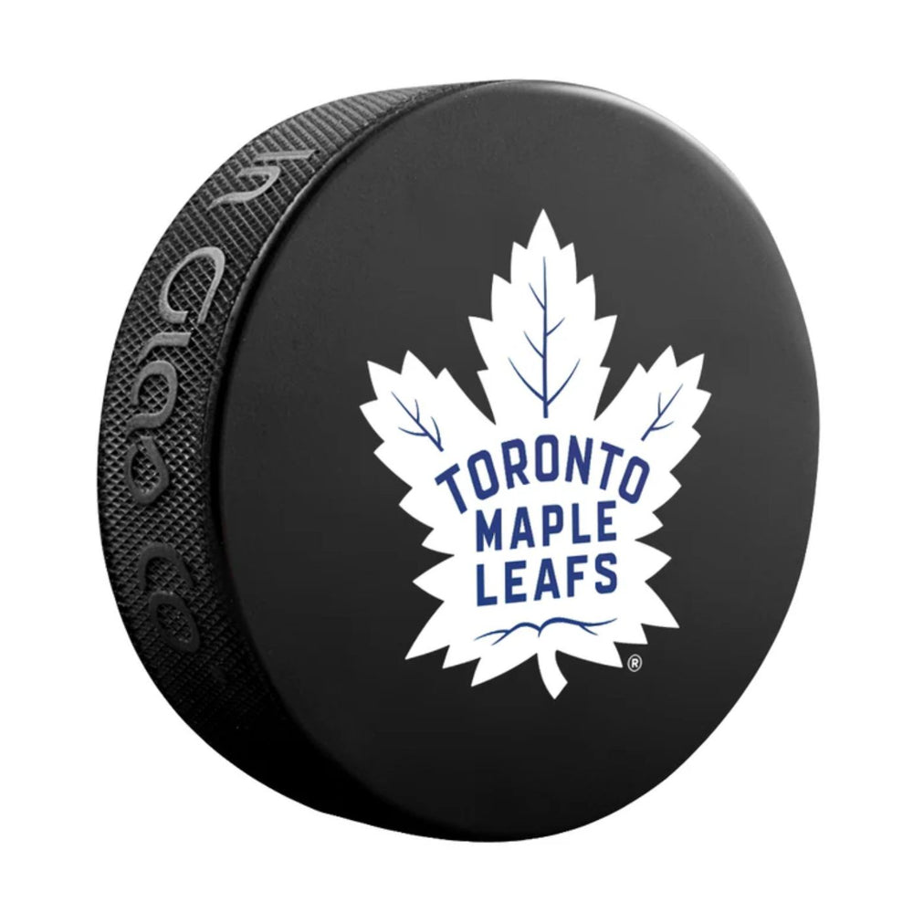 Toronto Maple Leafs Souvenir Hockey Puck (Large Logo)