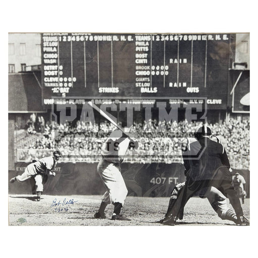 Bob Feller Autographed Cleveland Indians Baseball Photo - Pastime Sports & Games