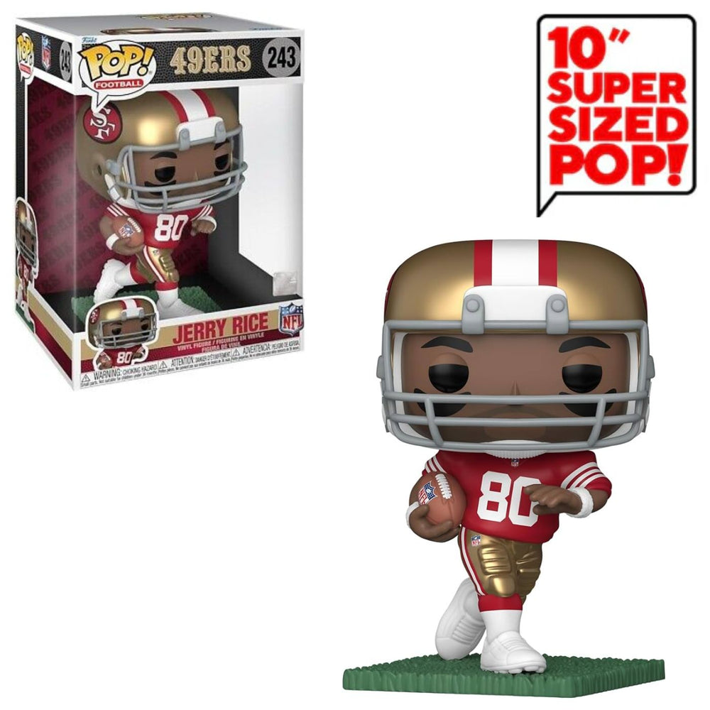 Funko Pop! Football Super Sized 10" San Francisco Jerry Rice #243