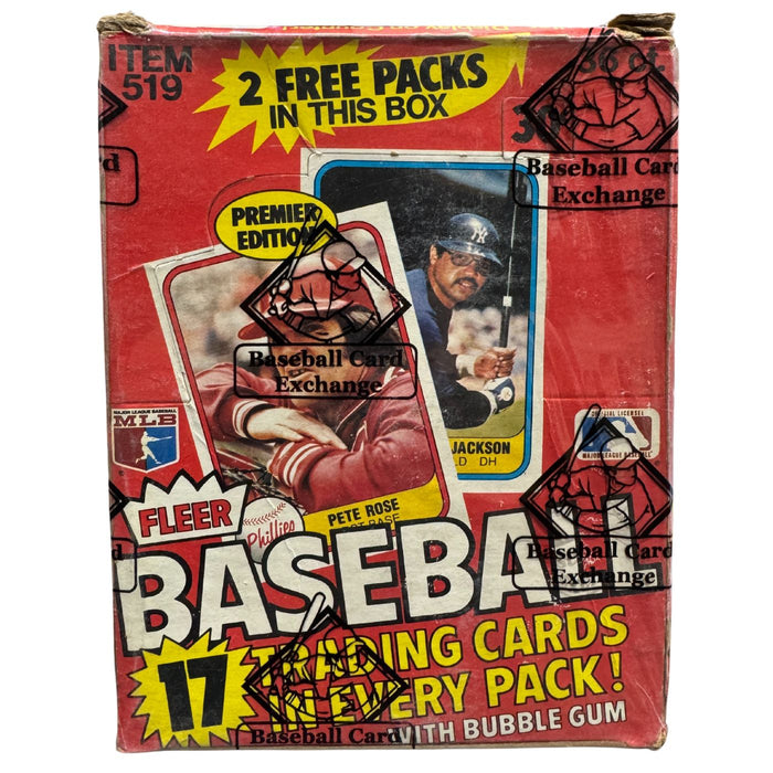 1981 Fleer MLB Baseball Wax Box - Pastime Sports & Games