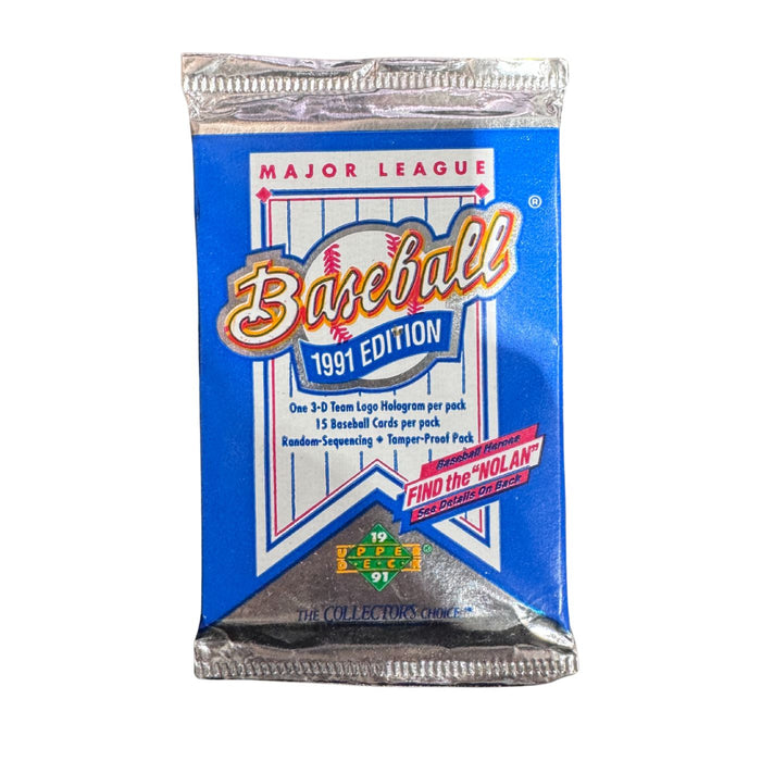 1991 Upper Deck MLB Baseball Hobby Box - Pastime Sports & Games