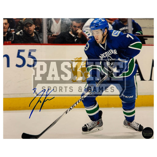 Linden Vey Autographed Vancouver Canucks Photo (Skating) - Pastime Sports & Games