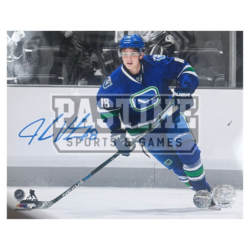 Jake Virtanen Autographed Vancouver Canucks Photo (Signature Series) SALE! - Pastime Sports & Games