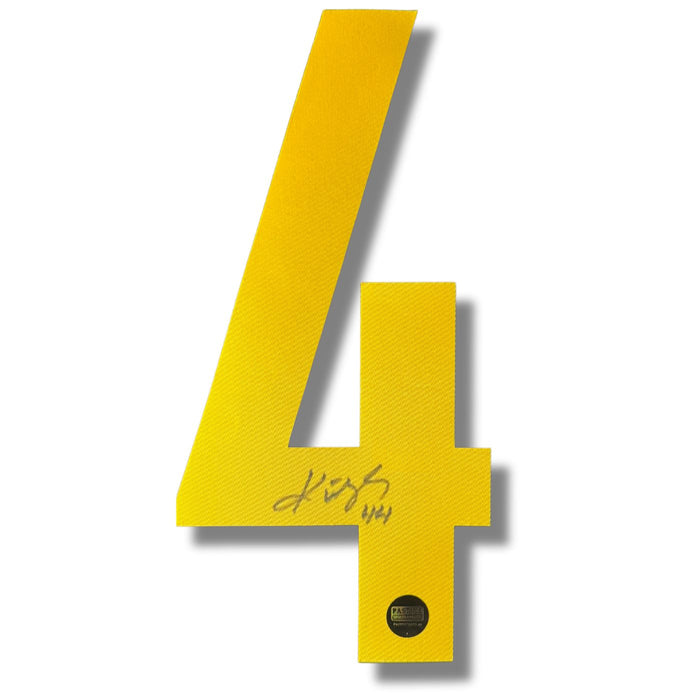 Kiefer Sherwood Autographed Hockey Jersey Numbers - Pastime Sports & Games