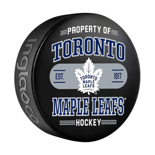 Toronto Maple Leafs Souvenir Hockey Puck (Jersey Design)