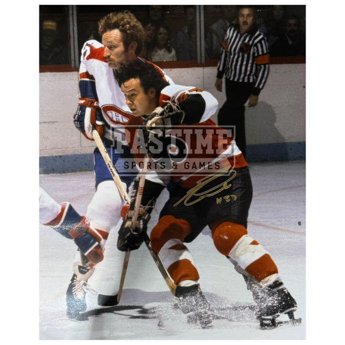 Reggie Leach Autographed Philadelphia Flyers Photo (Spraying Ice) - Pastime Sports & Games