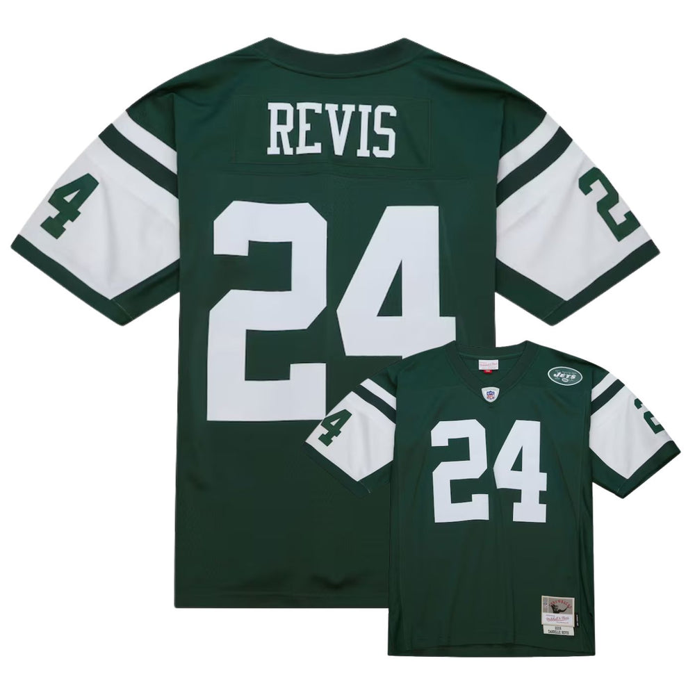New York Jets Darrelle Revis Hunter Green 2009 Throwbacks Legacy Jersey - Pastime Sports & Games