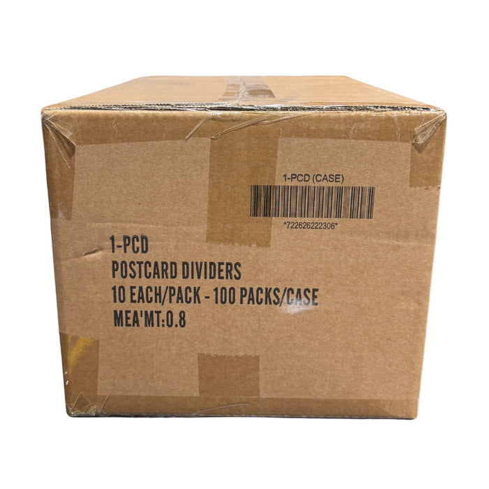 BCW Postcard Dividers - Pastime Sports & Games