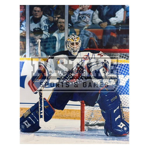 Curtis Joseph Autographed NHLPA Photo (Guarding Net) - Pastime Sports & Games