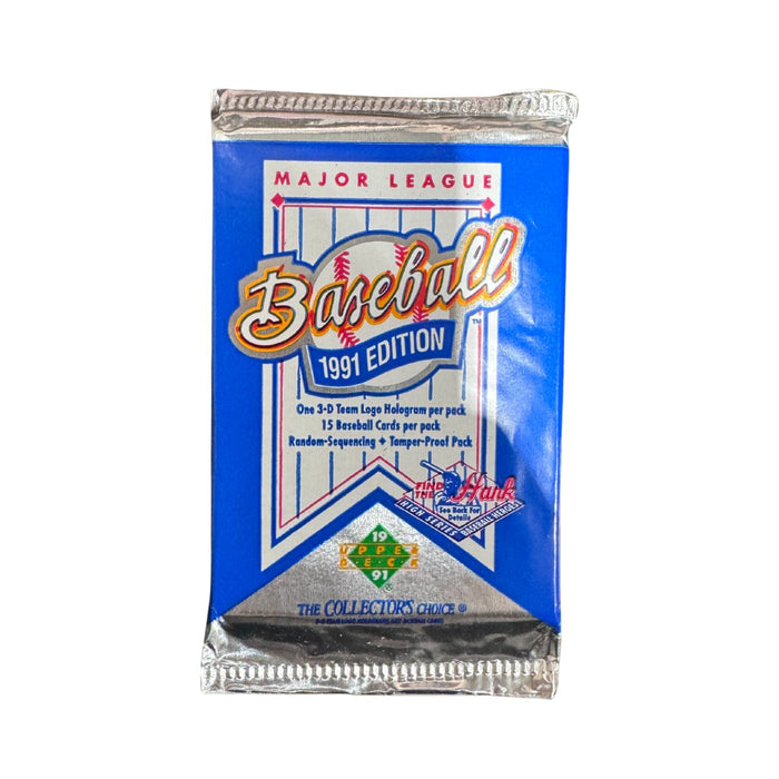 1991 Upper Deck MLB Baseball Hobby Box - Pastime Sports & Games