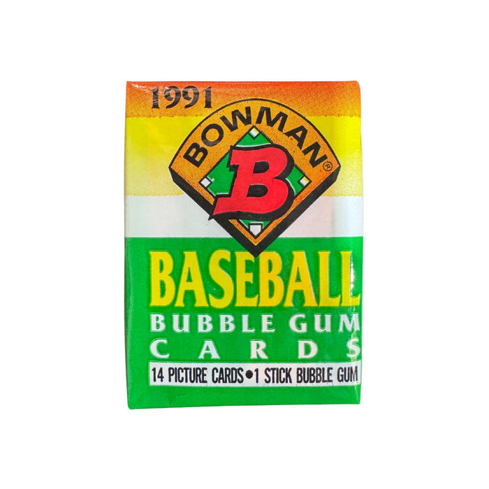 1991 Bowman MLB Baseball Wax Box - Pastime Sports & Games
