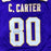 Cris Carter Autographed Custom Purple Minnesota Football Jersey - Pastime Sports & Games