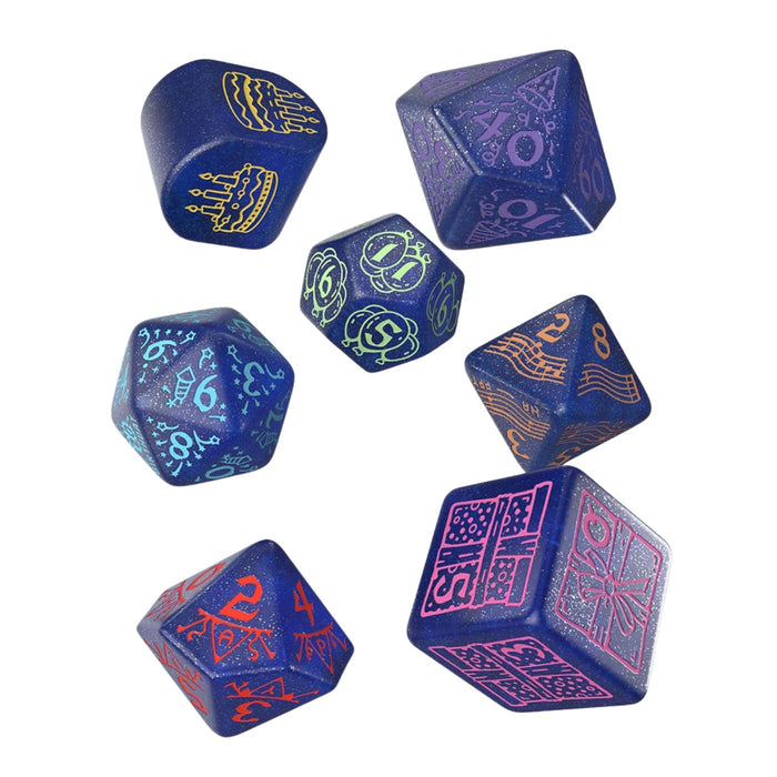 Happy Birthday 7-Piece RPG Dice Set Streamers - Pastime Sports & Games