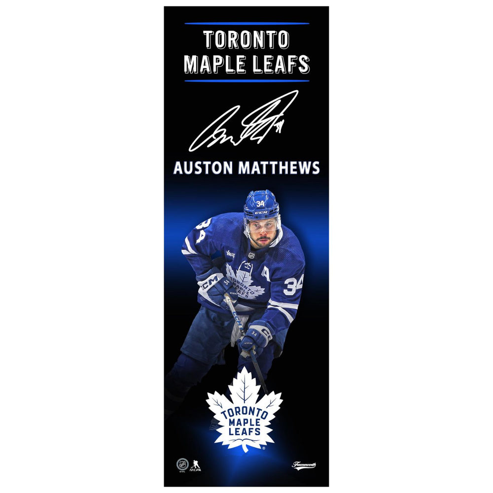 Auston Matthews Toronto Maple Leafs 5x15 Player Plaque