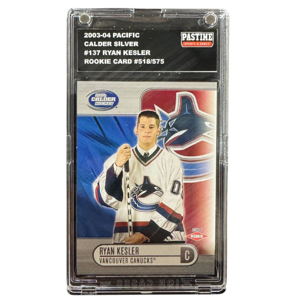 Ryan Kesler 2003-04 Pacific Calder Silver Rookie Card #136 Encased in Magpro - Pastime Sports & Games