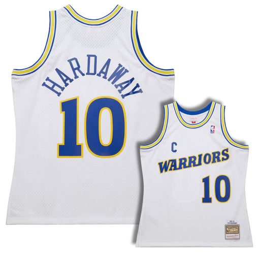 Golden State Warriors Tim Hardaway White 1990/91 Hardwood Classics Swingman Jersey - Pastime Sports & Games