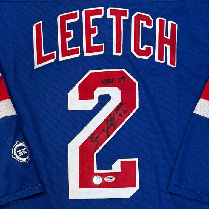 Brian Leetch Autographed New York Rangers KOHO Hockey Jersey