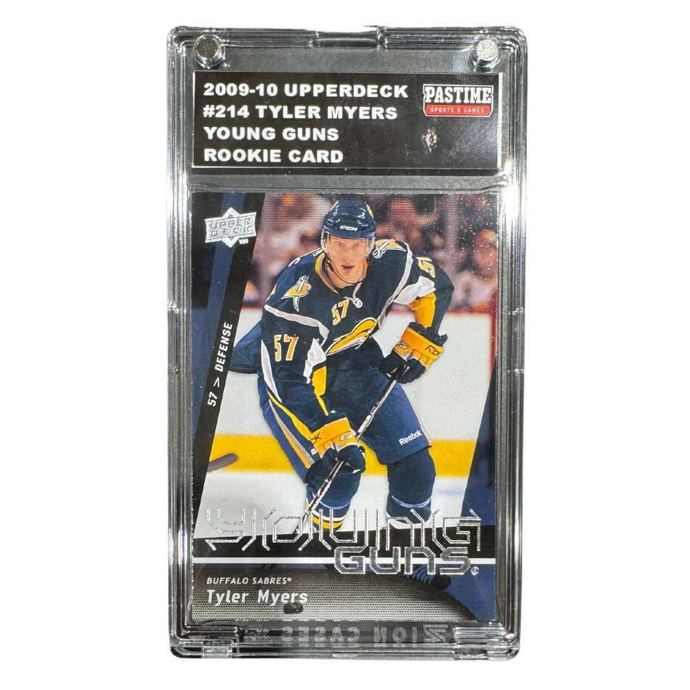 Tyler Myers 2009/10 Young Guns Rookie Card Encased in Slabmag