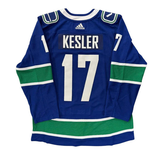 Vancouver Canucks Ryan Kesler Adidas Custom Stitched Blue Jersey - Pastime Sports & Games