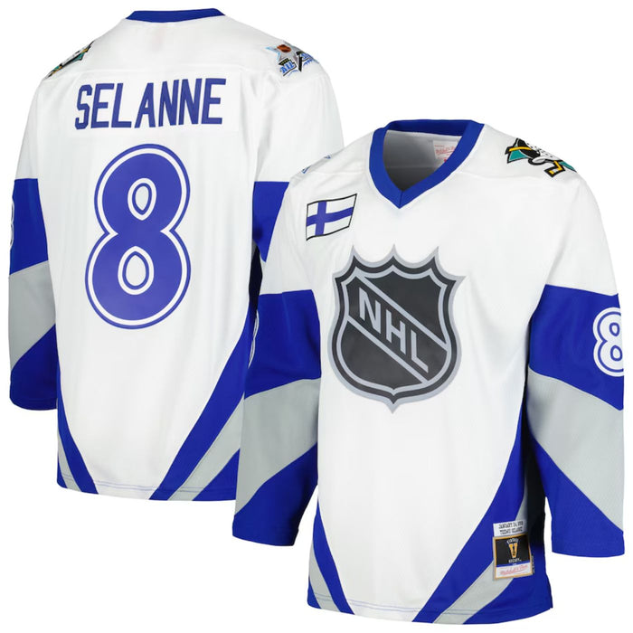 Teemu Selanne 1999 White All-Star Blue Line Jersey