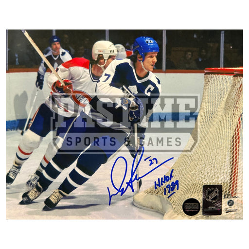 Darryl Sittler Autographed Toronto Maple Leafs Photo (Skating Around The Net) - Pastime Sports & Games