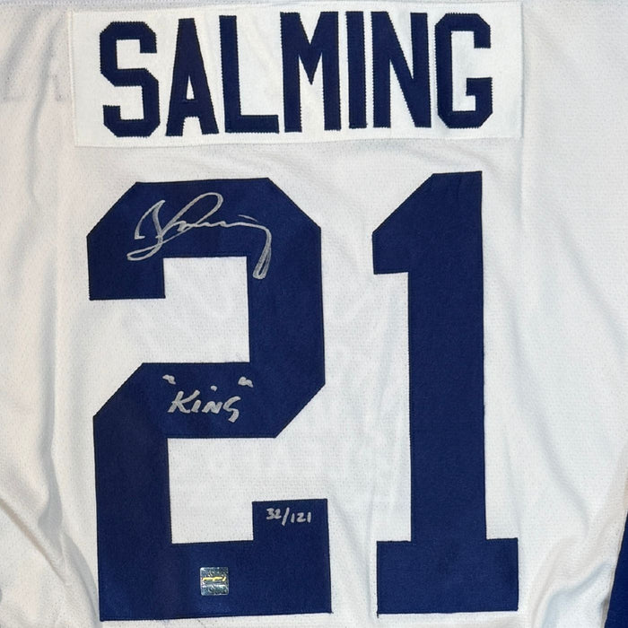 Börje Salming Autographed Toronto Maple Leafs CCM Hockey Jersey