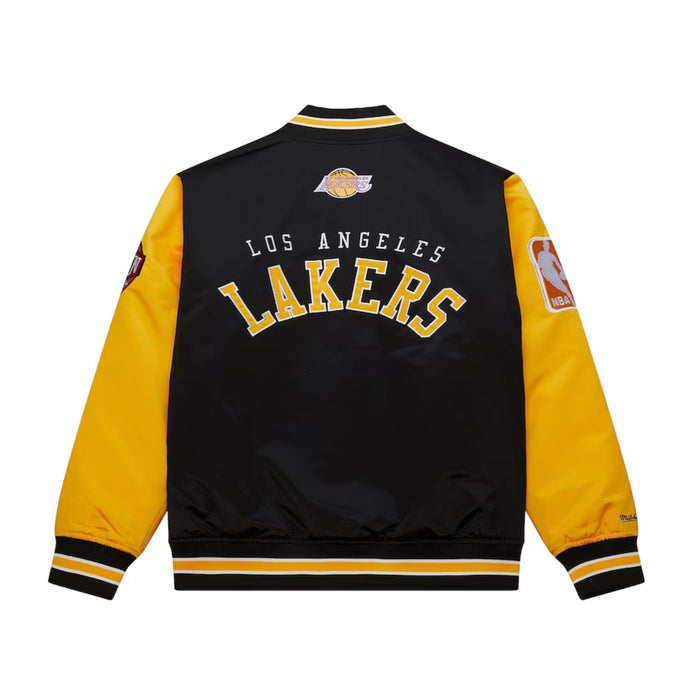 Los Angeles Lakers  Hardwood Heavyweight Throwback Satin Jacket