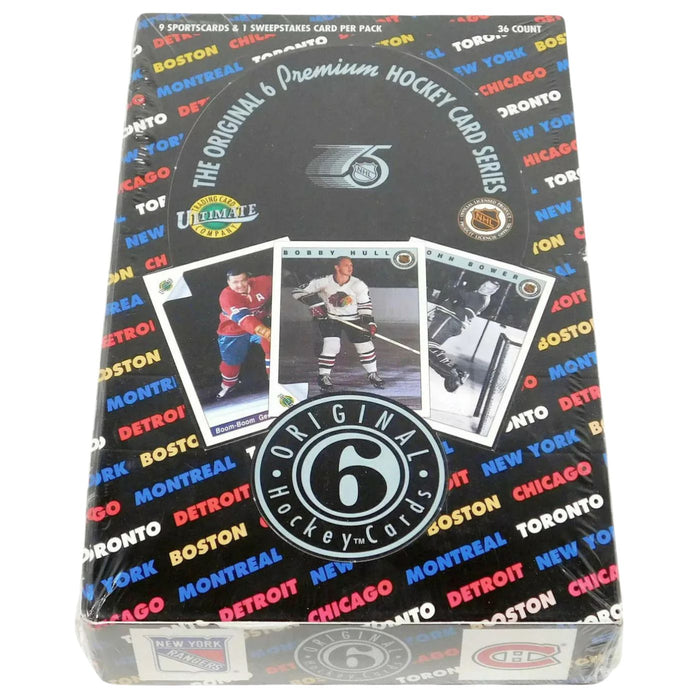 1992 Ultimate The Original 6 NHL Hockey Hobby Box - Pastime Sports & Games