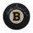 Woody Dumart Autographed Boston Bruins Hockey Puck (Small Logo) - Pastime Sports & Games