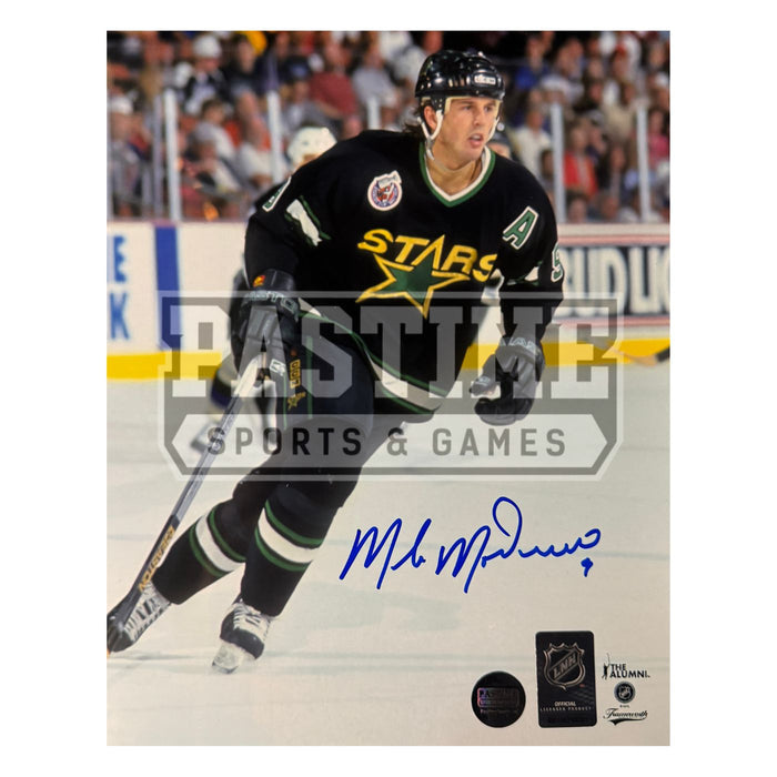 Mike Modano Autographed Dallas Stars Hockey Photo (Skating 1) - Pastime Sports & Games