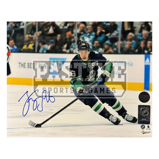 Andrei Kuzmenko Autographed Vancouver Canucks Photo (Skating 2) - Pastime Sports & Games