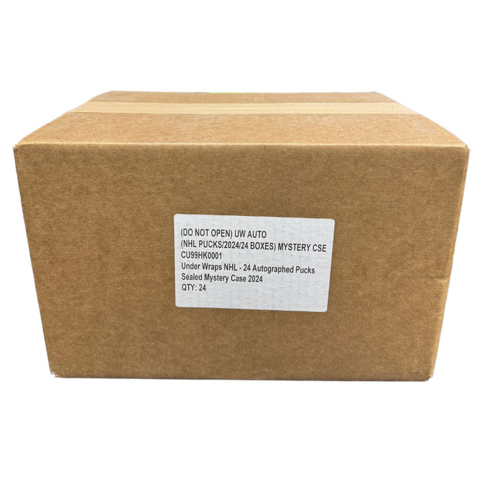 2023/24 Fanatics Under Wraps Autographed Mystery Puck Box/Case - Pastime Sports & Games