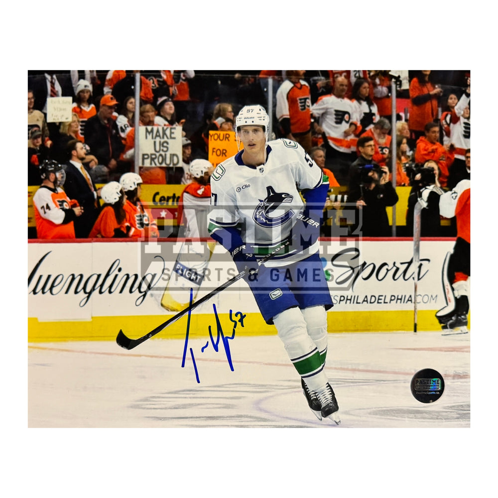 Tyler Myers Autographed Vancouver Canucks Photo (Skating)