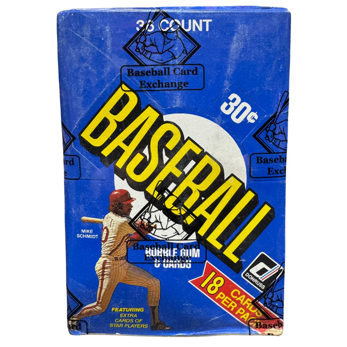 1981 Donruss Baseball Picture Cards Wax Box - Pastime Sports & Games