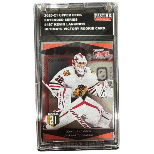 Kevin Lankinen 2020-21 Upper Deck Extended Series Ultimate Victory Rookie Card #497 Encased in Magpro - Pastime Sports & Games