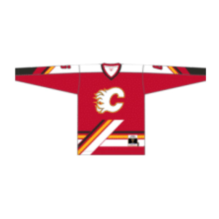 Phil Housley 1994 Calgary Flames Red Home Jersey - Pastime Sports & Games