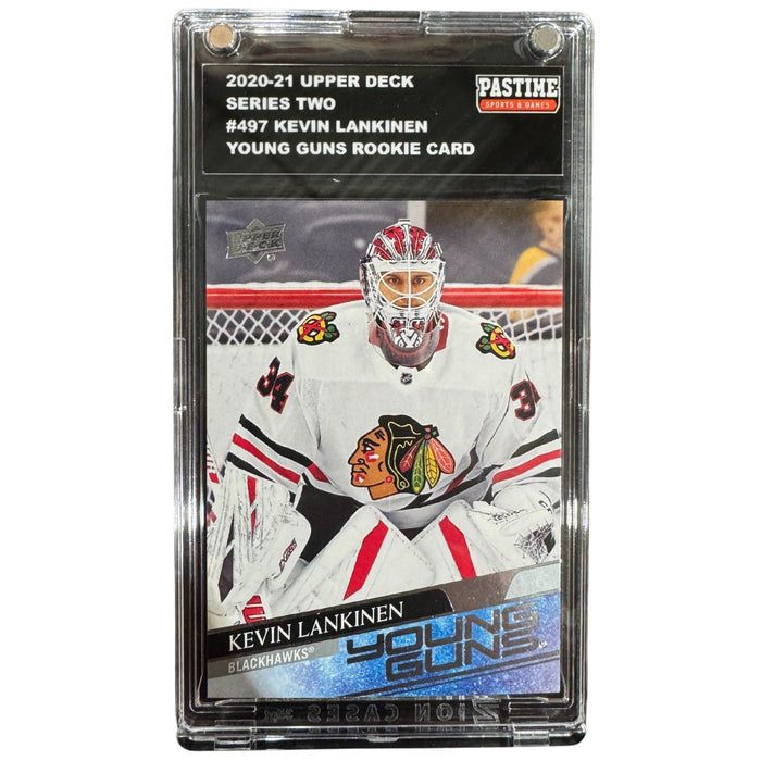 Kevin Lankinen 2020-21 Upper Deck Young Gun Rookie Card #497 Encased in Magpro - Pastime Sports & Games