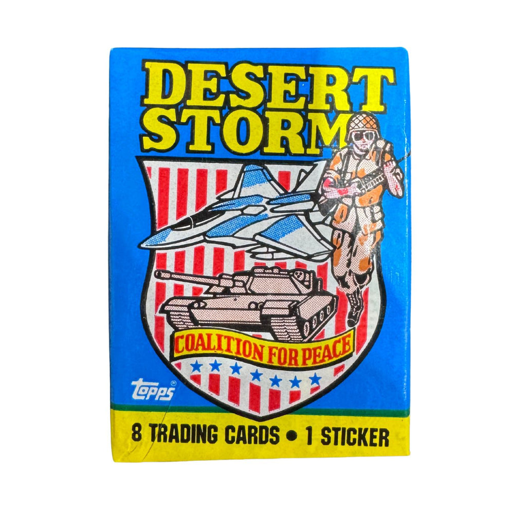 1991 Topps Desert Storm Series 1/One Hobby Pack/ Box - Pastime Sports & Games