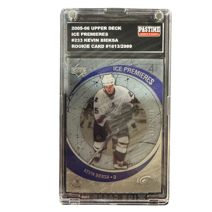 Kevin Bieksa 2005-06 Upper Deck Ice Premiers Rookie Card Encased in Magpro - Pastime Sports & Games