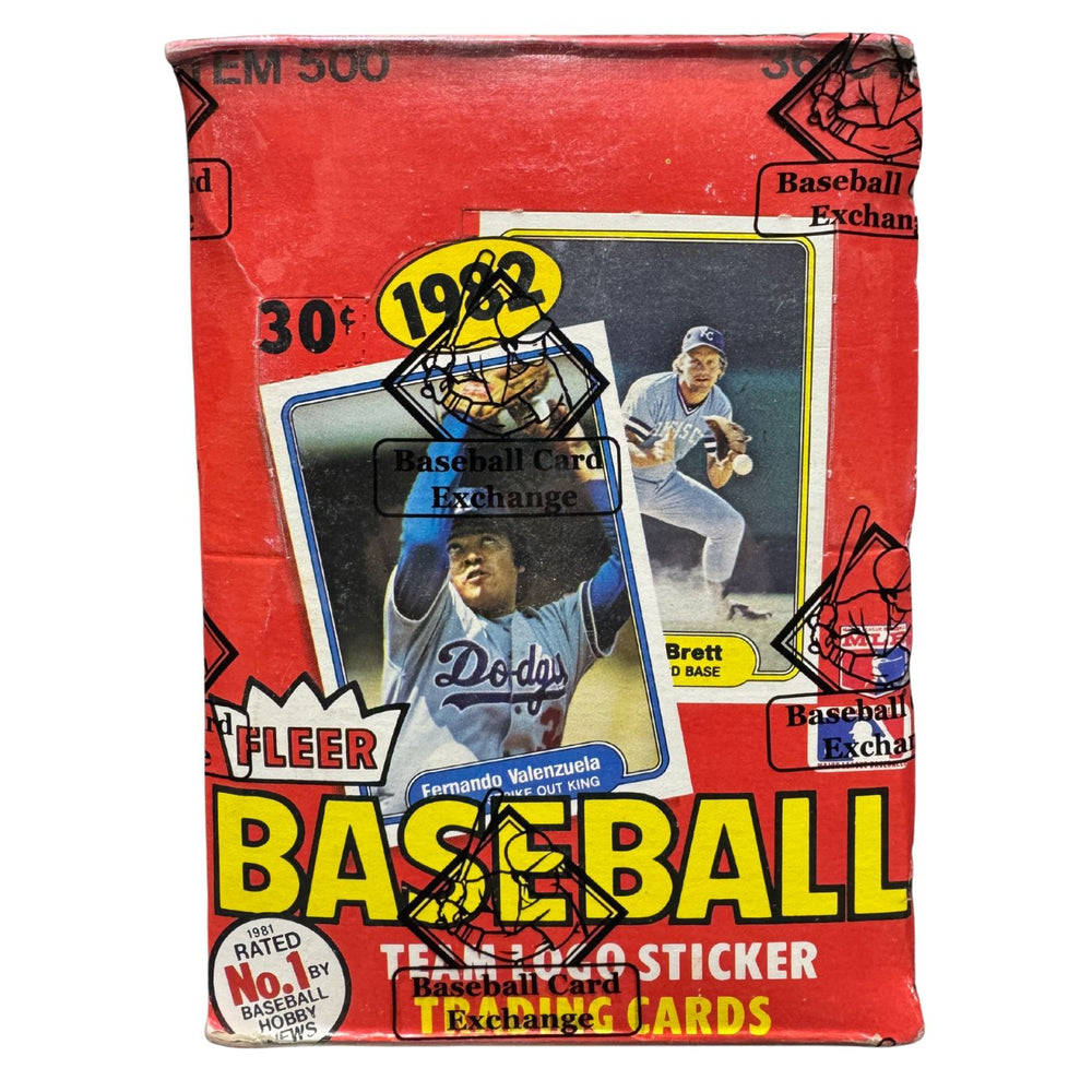 1982 Fleer MLB Baseball Wax Pack/Box - Pastime Sports & Games