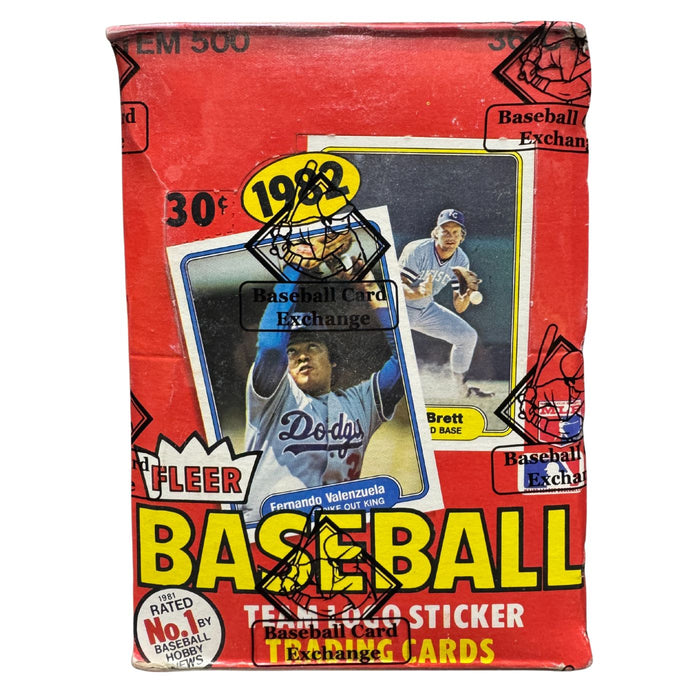 1982 Fleer MLB Baseball Wax Pack/Box - Pastime Sports & Games