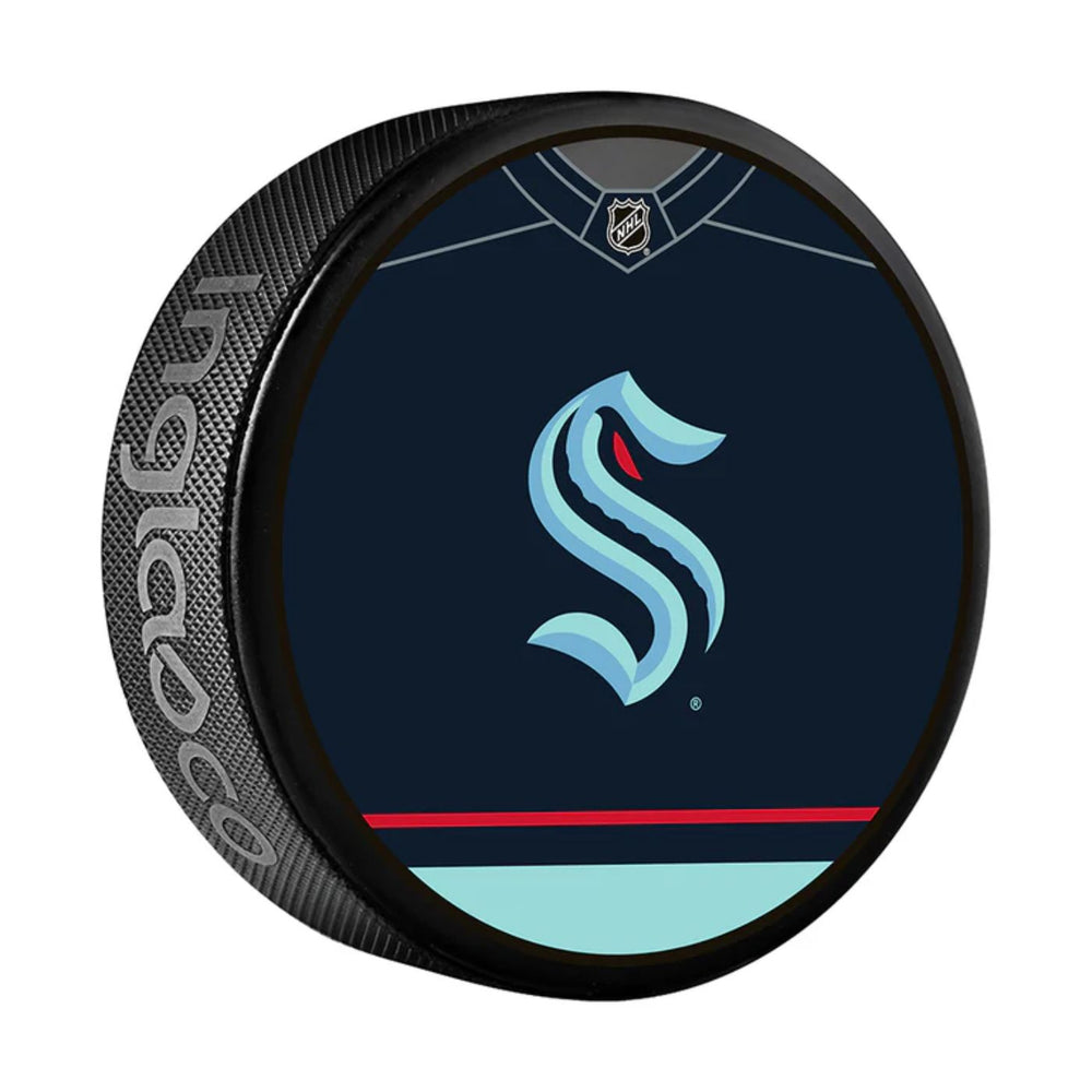 Seattle Krakens Souvenir Hockey Puck (Jersey Design)