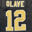 Chris Olave Autographed New Orleans Football Custom Jersey - Pastime Sports & Games