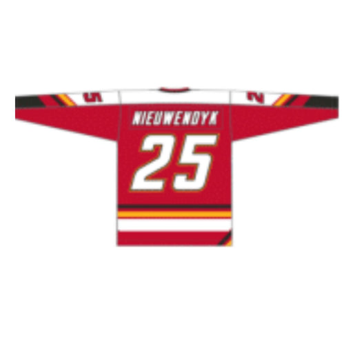 Joe Nieuwendyk 1994 Calgary Flames Red Home Jersey - Pastime Sports & Games